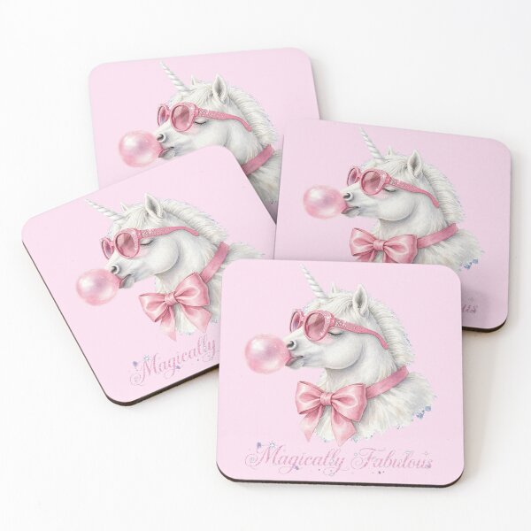 Item preview, Magically Fabulous Unicorn - Cute Pink Coquette Unicorn designed and sold by Vibe-Vary.