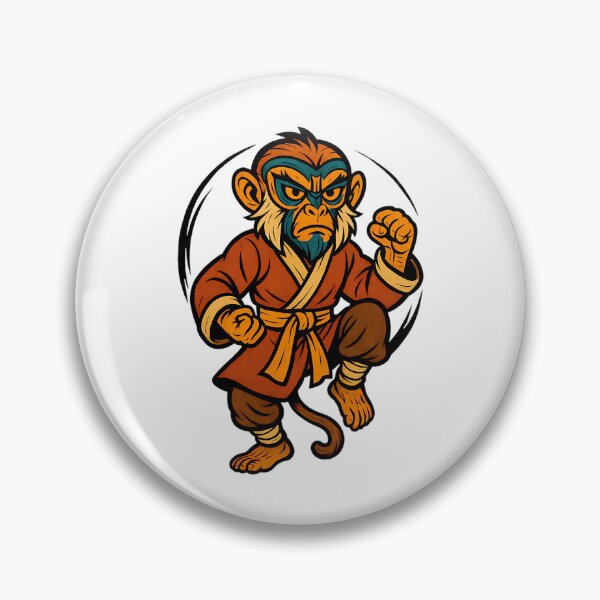 Item preview, Monkey Warrior  Martial Arts Fighter designed and sold by lilahhu-tchins.