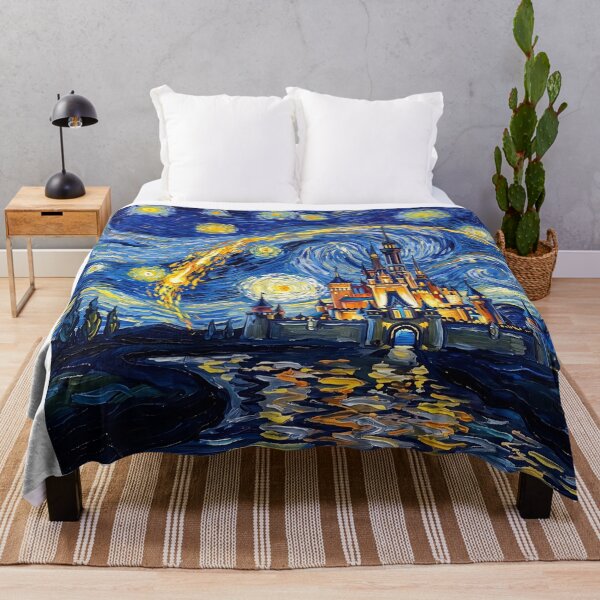 Item preview, Magic Castle Starry Night Historical Landscape designed and sold by Bad-Decisions-Designs.