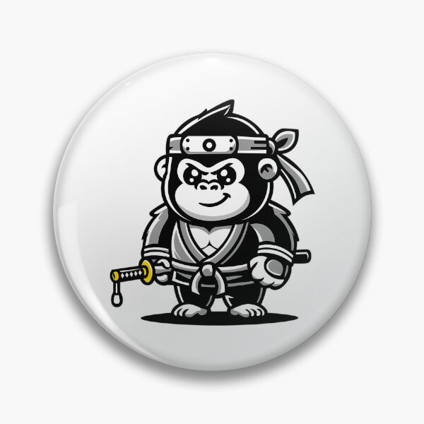 Item preview, Ninja Gorilla Warrior designed and sold by lilahhu-tchins.