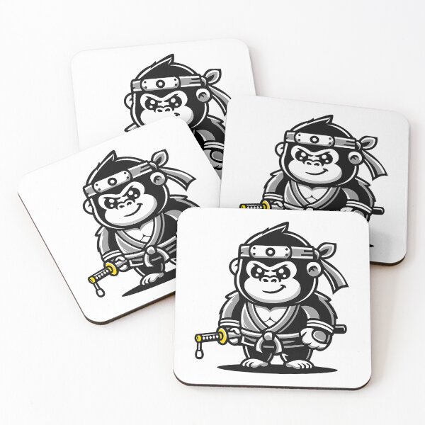 Item preview, Ninja Gorilla Warrior designed and sold by lilahhu-tchins.