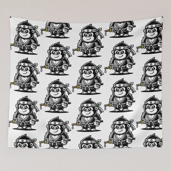 Item preview, Ninja Gorilla Warrior designed and sold by lilahhu-tchins.