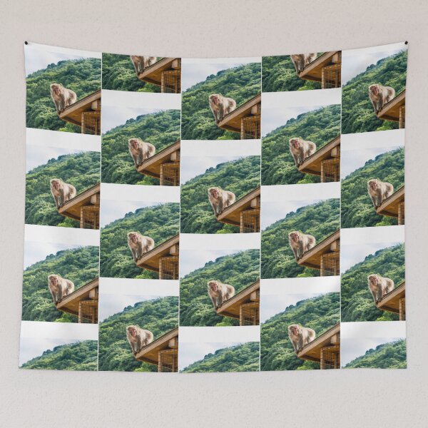 Item preview, Ninja Arashiyama Monkey In Japan All Over Print designed and sold by lilahhu-tchins.