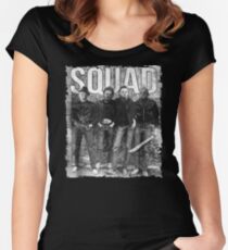 Squad jason michael horror squad Tshirt halloween Women's Fitted Scoop T-Shirt