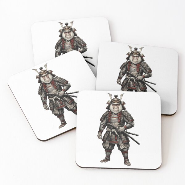 Item preview, Samurai Monkey Bushido Warrior Japanese Monkey Armor Katana Red Sun designed and sold by lilahhu-tchins.