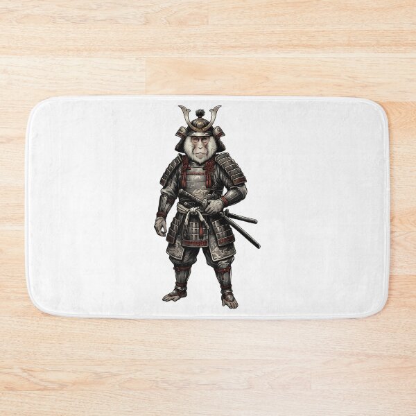 Item preview, Samurai Monkey Bushido Warrior Japanese Monkey Armor Katana Red Sun designed and sold by lilahhu-tchins.