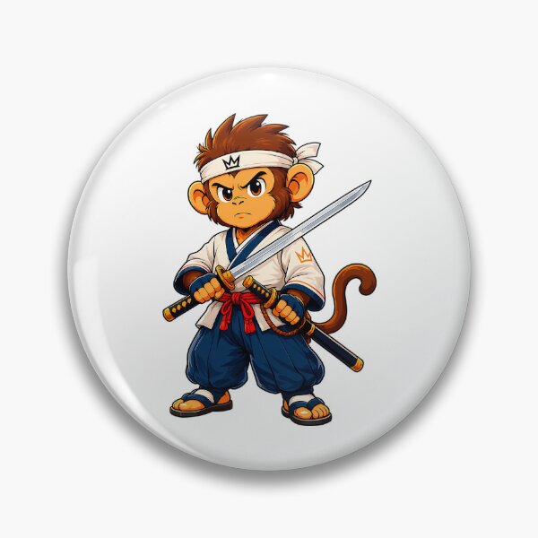 Item preview, Samurai Monkey Warrior designed and sold by lilahhu-tchins.
