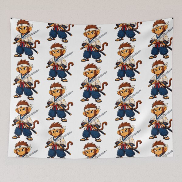 Item preview, Samurai Monkey Warrior designed and sold by lilahhu-tchins.