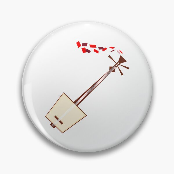 Item preview, While My Shamisen Gently Weeps (Red) designed and sold by lilahhu-tchins.