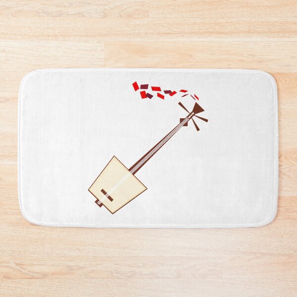 Item preview, While My Shamisen Gently Weeps (Red) designed and sold by lilahhu-tchins.