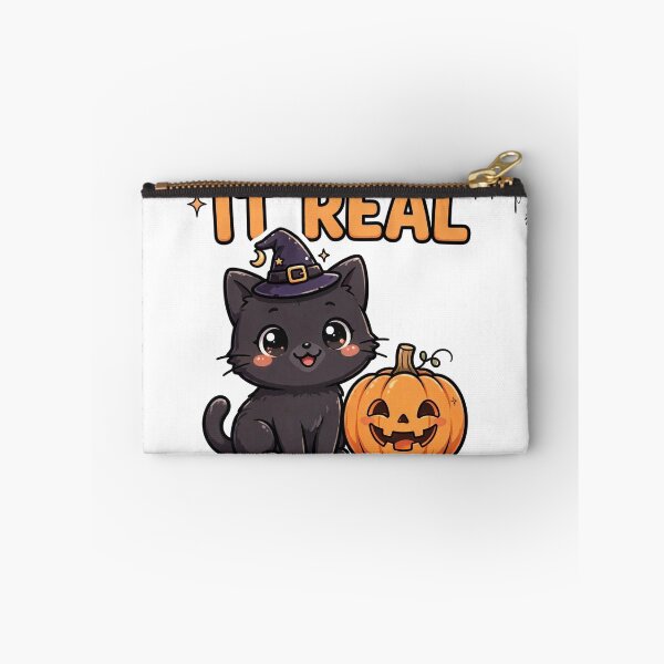 Item preview, Creepin It Real Funny Halloween Black Cat Sticker designed and sold by Gurrteg.