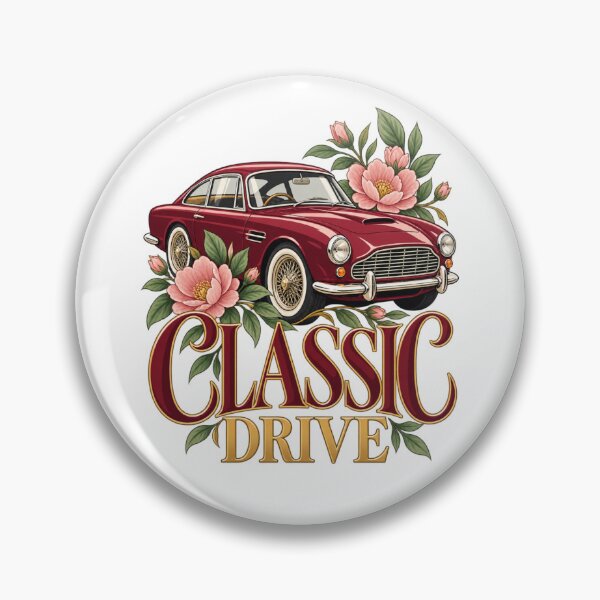 Item preview, Classic Drive Vintage Car Enthusiast designed and sold by PunchDrop.