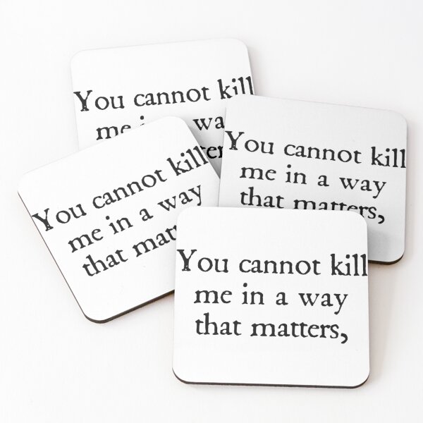 Item preview, you cannot kill me in a way that matters designed and sold by geeksvintage.