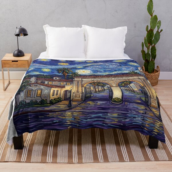 Item preview, Paramount Pictures Gate Starry Night Historical Landscape designed and sold by Bad-Decisions-Designs.