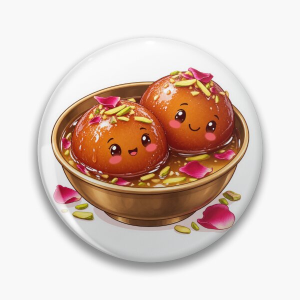 Item preview, Gulab Jamun Sticker, Cute Indian Sweet Mithai designed and sold by PriyankaSonara.