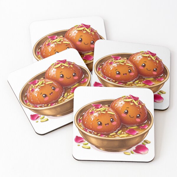 Item preview, Gulab Jamun Sticker, Cute Indian Sweet Mithai designed and sold by PriyankaSonara.
