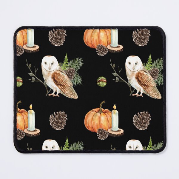 Item preview, Dark Academia Barn Owl Candle Pumpkin designed and sold by FestivityFinds.