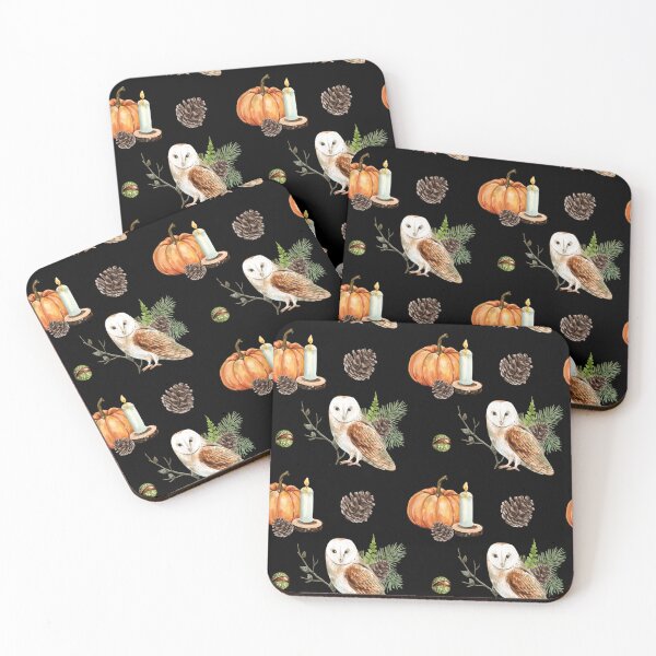 Item preview, Dark Academia Barn Owl Candle Pumpkin designed and sold by FestivityFinds.