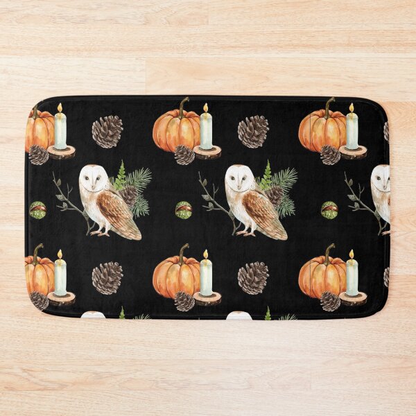 Item preview, Dark Academia Barn Owl Candle Pumpkin designed and sold by FestivityFinds.