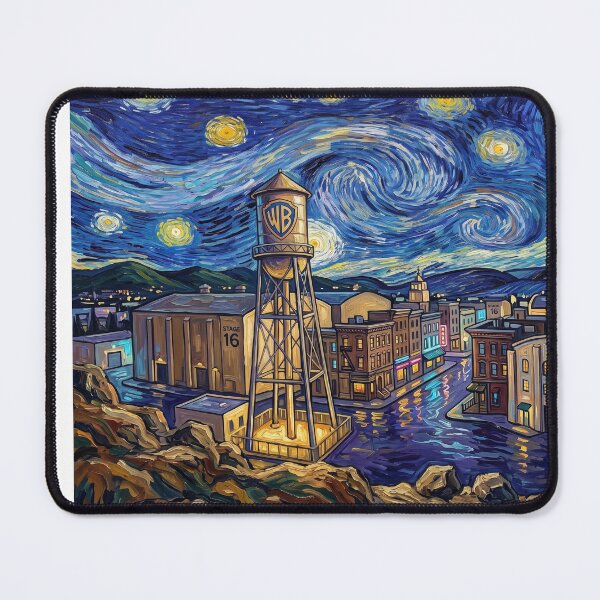 Item preview, Warner Bros Backlot Starry Night Historical Landscape designed and sold by Bad-Decisions-Designs.