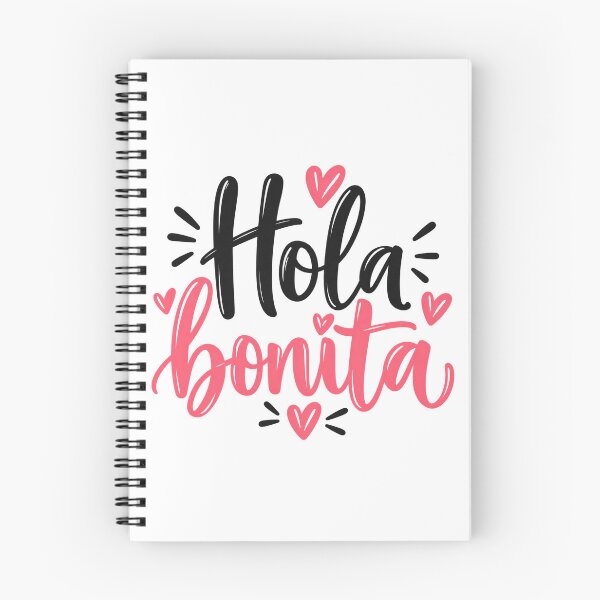Item preview, Hola Bonita – Cute Spanish Love Typography designed and sold by MetaModel Editions.