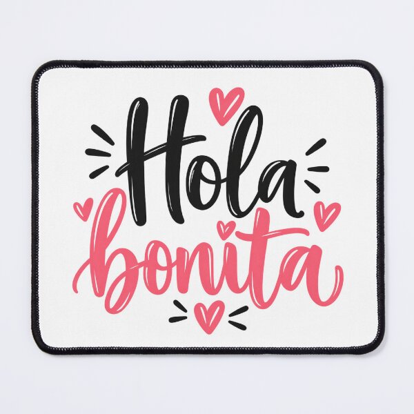 Item preview, Hola Bonita – Cute Spanish Love Typography designed and sold by MetaModel Editions.