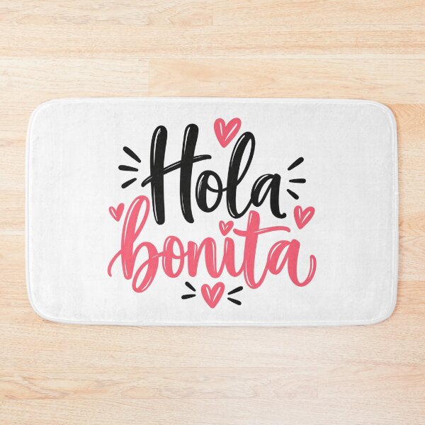Item preview, Hola Bonita – Cute Spanish Love Typography designed and sold by MetaModel Editions.