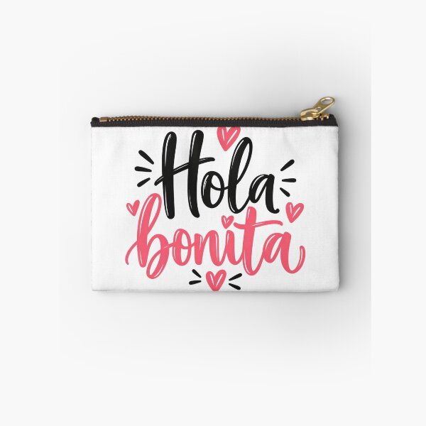 Item preview, Hola Bonita – Cute Spanish Love Typography designed and sold by MetaModel Editions.