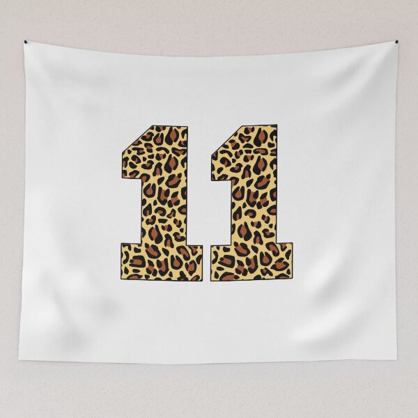 Item preview, 11th Birthday, leopard print number 11 designed and sold by TypeMisbehaving.