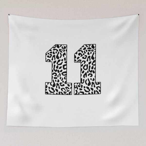Item preview, 11th Birthday, leopard print number 11 designed and sold by TypeMisbehaving.