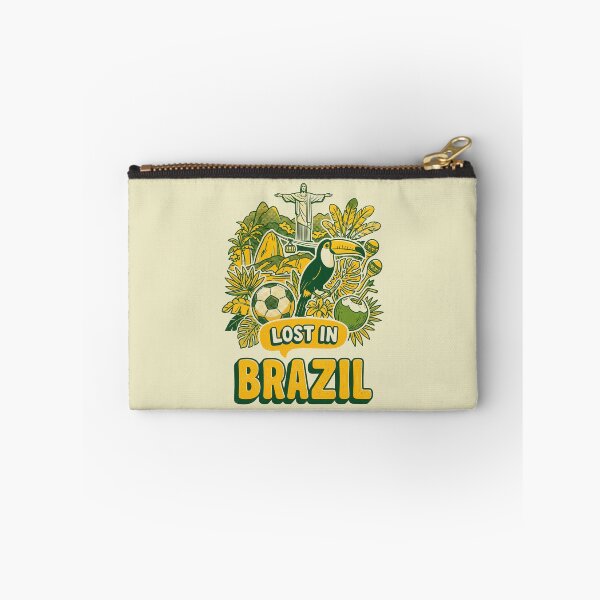 Item preview, Lost In Brazil Retro Tropical Comic Doodle Art designed and sold by Ada’s Mystic Atelier .