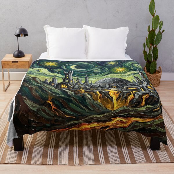 Item preview, Klingon Homeworld Qo'noS Starry Night Landscape designed and sold by Bad-Decisions-Designs.