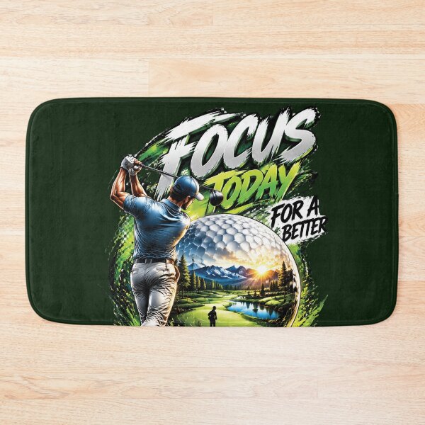 Item preview, Focus Today Better Tomorrow Golf Design designed and sold by M. Mamdouh Artworks.