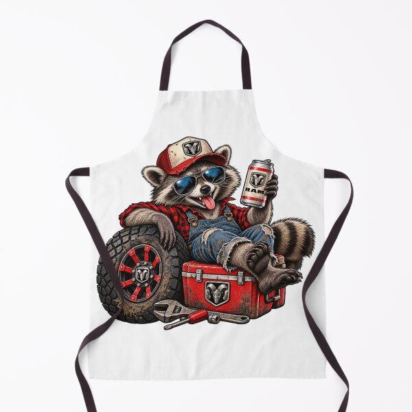 Item preview,  Raccoon Garage Gremlin Truck Mechanic designed and sold by AnimalAirtistry.