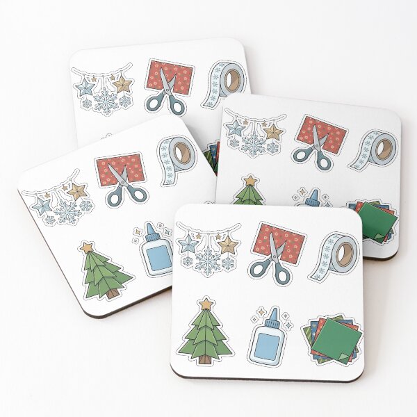 Item preview, Christmas Paper Craft Sticker Pack - Festive DIY Crafting Essentials designed and sold by SimpleP.