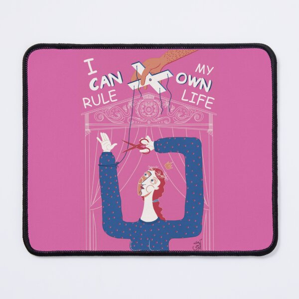 Item preview, I Can Rule My Own Life Feminist Quote Illustration Empowering Art Print designed and sold by Borgyart.