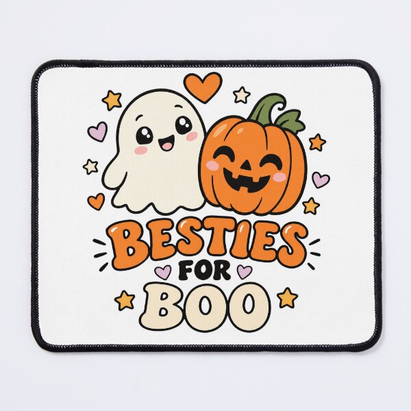 Item preview, Ghost And Pumpkin Besties Cute Halloween Sticker designed and sold by PhelipeCasanova.