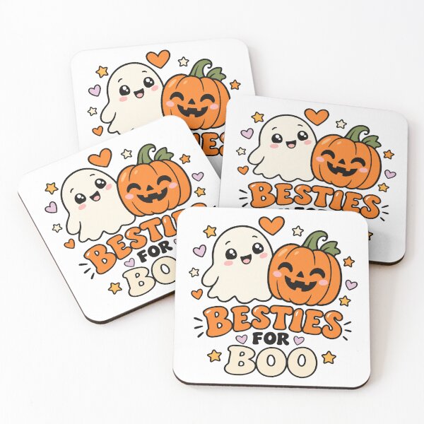 Item preview, Ghost And Pumpkin Besties Cute Halloween Sticker designed and sold by PhelipeCasanova.