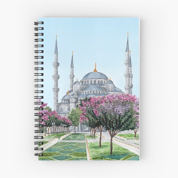 Item preview, Blue Mosque Istanbul Watercolor – Turkey Cityscape Art designed and sold by POSTERIOCREW.