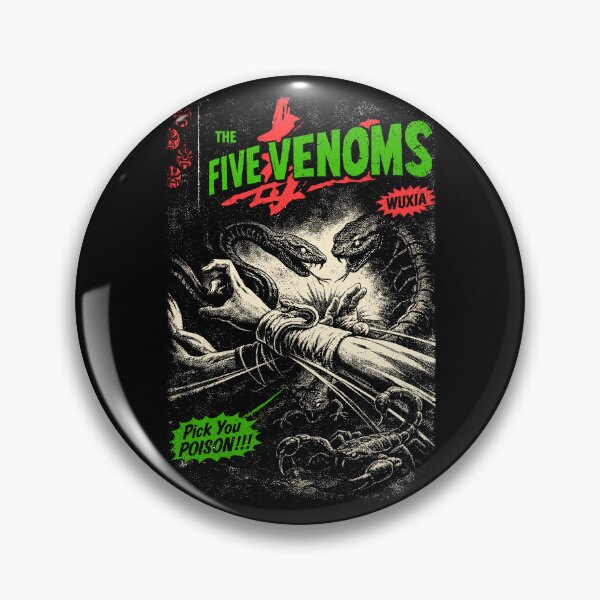 Item preview, The Five Venoms designed and sold by WahyuPro.