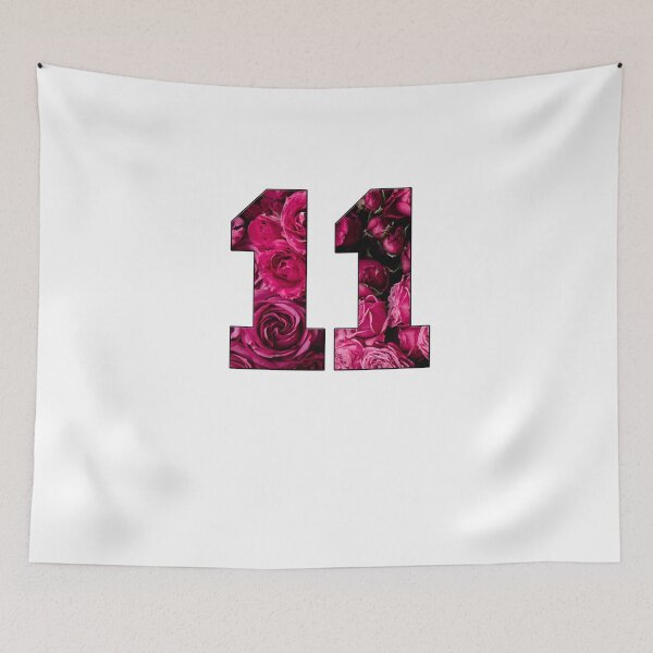 Item preview,  11th Birthday, Flowers print number 11 designed and sold by TypeMisbehaving.
