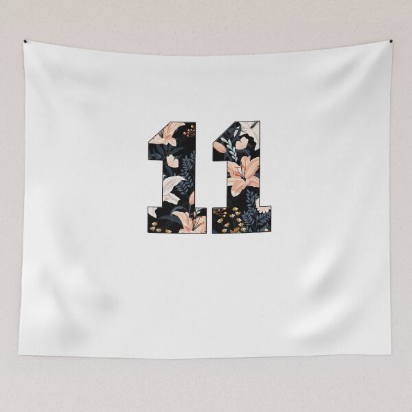 Item preview, 11th Birthday, Flowers print number 11 designed and sold by TypeMisbehaving.