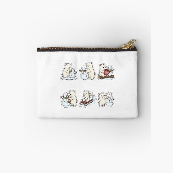 Item preview, Cute Polar Bear & Snowman Friends Sticker Pack - Winter Friendship Set designed and sold by SimpleP.