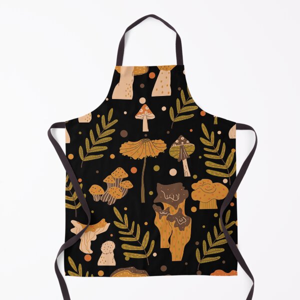 Item preview, Dark Academia Whimsical Woodland Mushroom Fern Folk Art designed and sold by FestivityFinds.
