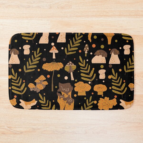 Item preview, Dark Academia Whimsical Woodland Mushroom Fern Folk Art designed and sold by FestivityFinds.