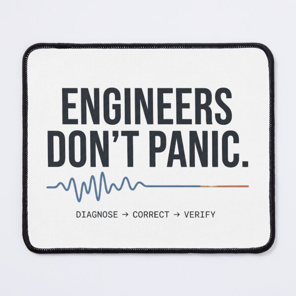 Item preview, Engineers Don't Panic Troubleshooting Engineering Humor designed and sold by Amr Darwish Graphic designer.
