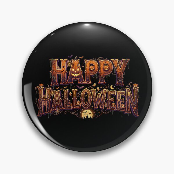 Item preview, Happy Halloween Pumpkin Spooky Typography designed and sold by FootprintofLove.