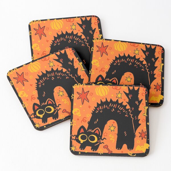 Item preview, Spooky Cute Black Cat — Halloween designed and sold by Toti Twinkle.