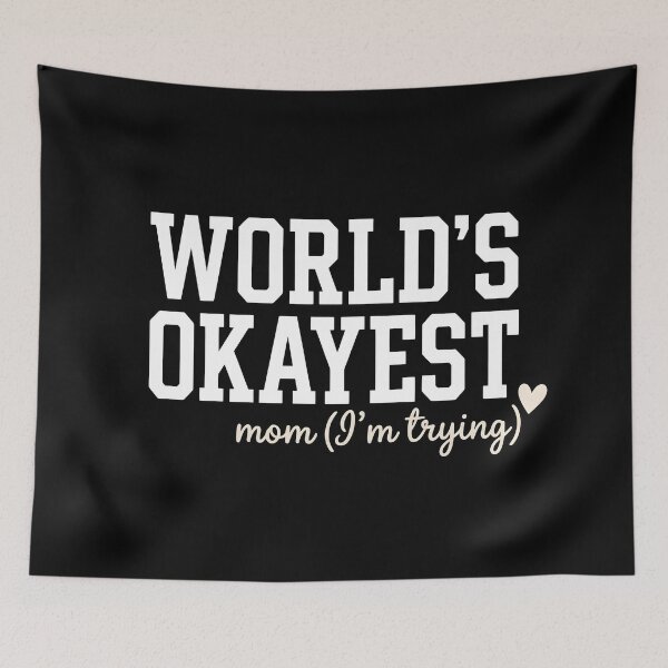 Item preview, Funny Mom Humor Typography – Relatable Motherhood Design designed and sold by Everyday Vibe Studio.