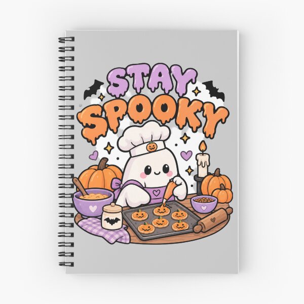 Item preview, Stay Spooky Cute Ghost Baking Halloween Cookies designed and sold by Artistprinter.